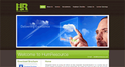 Desktop Screenshot of humresource.com