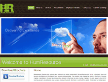 Tablet Screenshot of humresource.com